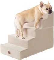 EHEYCIGA Dog Stairs for High Bed 22.5”H, 5-Step