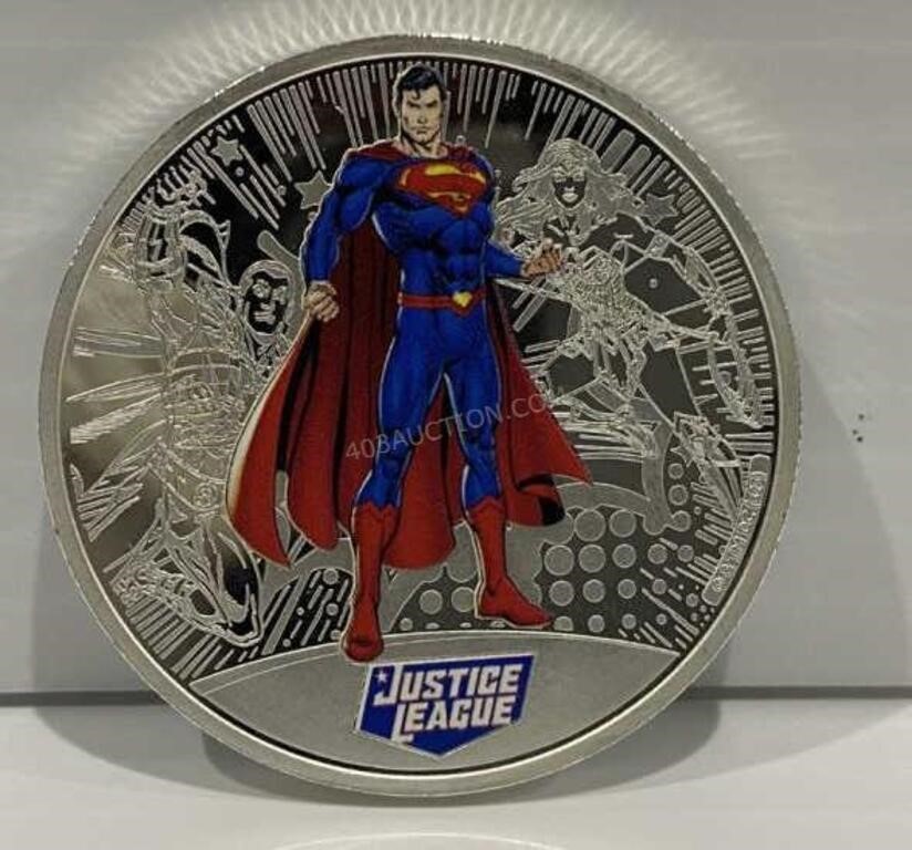 1.7" Dia Justice League Coin - NEW