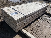 (200) pcs 1" x 4" x 8' Rough Spruce Lumber