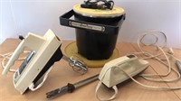 Electric Mixer, Electric Carving Knife, both