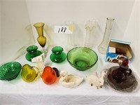 lot of various pieces of glass
