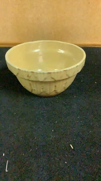 Antique Stoneware Mixing Bowl 6”