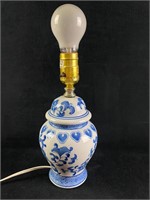 Vintage Porcelain Jar Style Lamp