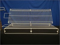 2 Metal Wire Shelves
