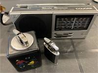 Cougar Transistor Radio and Vintage Lighters