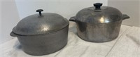 2 Aluminum Dutch Ovens