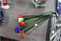 ART GLASS FLOWERS