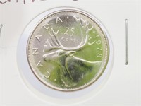 1978 Small Denticles Canadian Quarter key Date