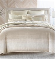 $500 King Strip Comforter- Hotel Collection