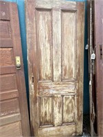 2 matching solid wood doors. 32“ x 80“