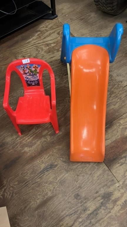 Little Tikes sliding board 21 inches tall and