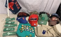 Baseball Hats, girl Scout Vest & More