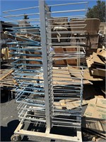 Steel Drying Rack on Casters