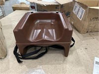 Lancaster Table & Seating Brown Plastic Dual Heigh