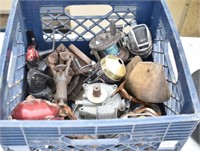 Crate with Fishing Reels & Misc., Loc: *ST