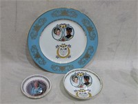 Vintage AYNSLEY England Royal plates