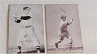 2 1947 66 Baseball Exhibit Cards B