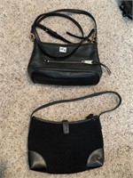 MICHAEL KORS BLACK W/ ZIPPER FRONT & SAK BLACK