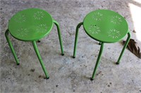 Small Green Planter Stands