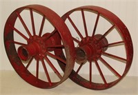 Red Metal Wheels