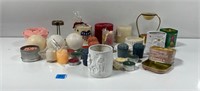 Lot of Fun Candles and Candle Holders