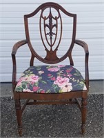 Vintage Wood Arm Chair