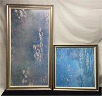 Pair Of Framed Monet "Water Lillies" Prints