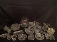 Collection of Crystal Servingware & Dishes