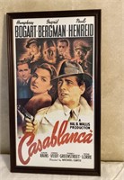 Framed Casablanca Poster