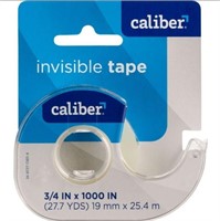 (4) 12.5 YD Caliber Invisible Tape