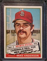 1976 Topps - Mike Anderson #527T (F-G)