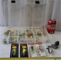 Fishing Case with Lures