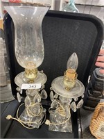 Pair of early side lamps.