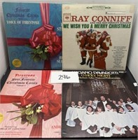 (4) Christmas records; Ray conniff and more