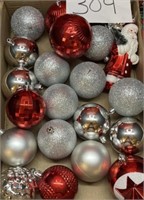 Vintage Ornaments; Santa; Bulbs & More