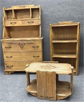 Three Pieces Cottage Furniture