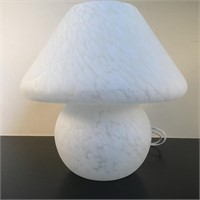 MURANO GLASS MUSHROOM TABLE LAMP VINTAGE
