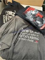 APPROX 10 T-SHIRTS, AGCO ADVERTISING, TAX APPLIES,