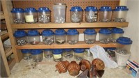 Nuts, Bolts, Keychains, Wood Post Tops