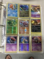 Binder of Pokémon Cards