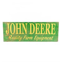 Vintage John Deere Farm Equipment Sign