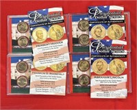 PRESIDENTIAL DOLLAR SERIES LOT OF 4