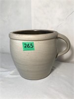 Vintage F. H. Cowden Stoneware Crock W/ Handle