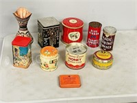 vintage tin collection