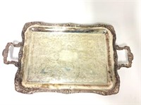 Large Footed Serving Tray