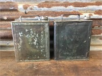 2 x Original Running Board Fuel Tins