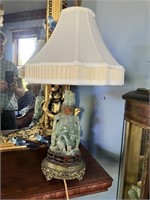 Small Carved Jade Lamp