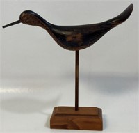 ROBERT MACINNIS SIGNED BIRD DECOY - YELLOWLEGS