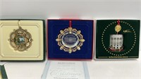 (3) White House ornaments, 2002, 2005 and 2018