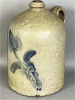 Cobalt decorated Shenfelder jug ca. 1880; salt